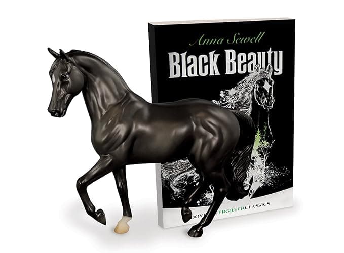 Breyer Classics Black Beauty Horse and Book Set (1:12 Scale), 8 years and up - Image 1