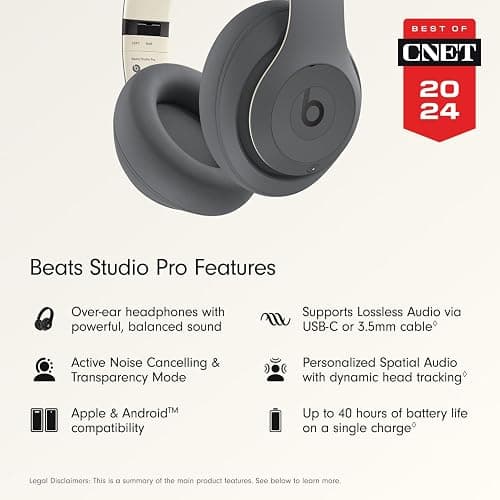 Beats Studio Pro with AppleCare+ for Headphones (2 Years) - Sand Gray thumbnail 3