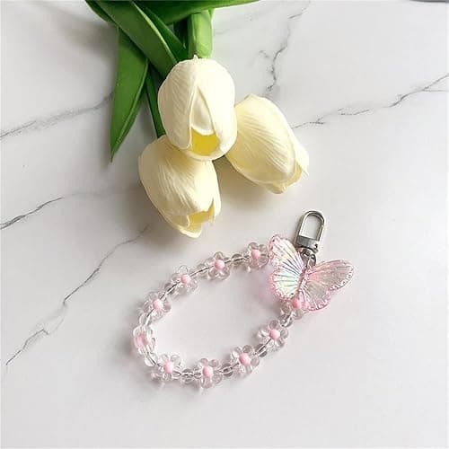 Hileapx Acrylic Butterfly Photocard Holder with Keychain, Cute Photo Card Holder for Kpop Album Card Credit Bank Card ID Badge Holders (No Photocard) thumbnail 6