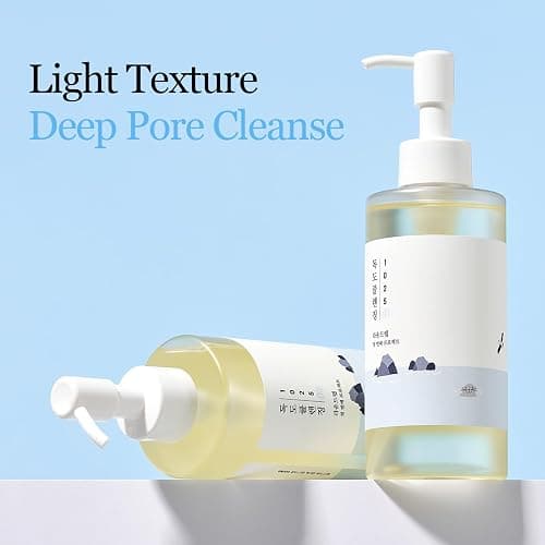 ROUND LAB 1025 Dokdo Cleansing Oil 6.76 Fl Oz, Lightweight Oil Cleanser for Face, Makeup Remover for Sensitive Skin, Blackhead and Pore Cleansing, Easy to Wash Off, No Oily Residue, Korean Skin Care thumbnail 2
