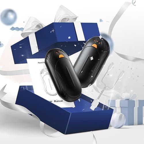 AI Hand Warmers Rechargeable 2 Pack, AI Smart Chips Electric Hand Warmers, 20Hrs Long Safe Heat, Portable Pocket Heater, Gifts for Christmas, Outdoor, Hunting, Golf, Camping Accessories thumbnail 6