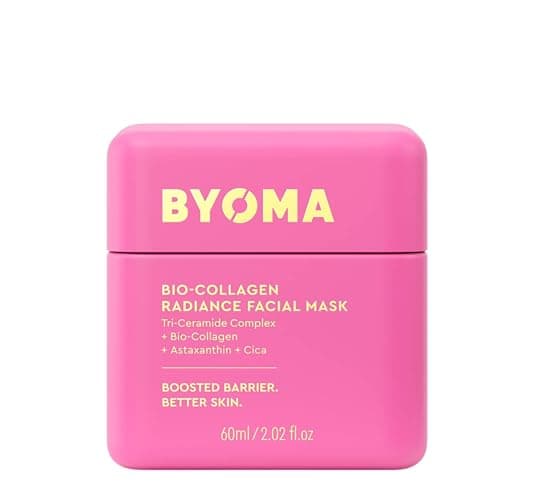 BYOMA Bio-Collagen Radiance Facial Mask - Transformative Liquid Sheet Mask for Glass Skin - Instant radiance, Visibly Improved Elasticity, Reduces Appearance of Wrinkles - Cica & Ceramides, 60mL - Image 1
