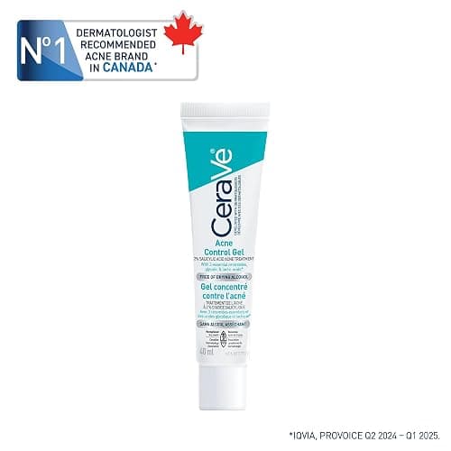 CeraVe Acne Control Gel For Face, Pimple & Pores, With Salicylic Acid, 3 Essential Ceramides, Niacinamides. Developed with Dermatologists, Non-Comedogenic, Oil-Free, Fragrance-Free, 40ml thumbnail 5