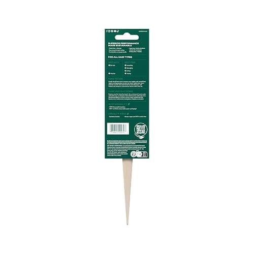EcoTools Slick Back Hairbrush, Small Brush For The Perfect Ponytail Or Bun, Tease, Smooth, & Style Hair, Tame Frizz & Flyaways, Renewable Bamboo Handle & Vegan Boar Bristles, Cruelty-Free, 1 Count thumbnail 12