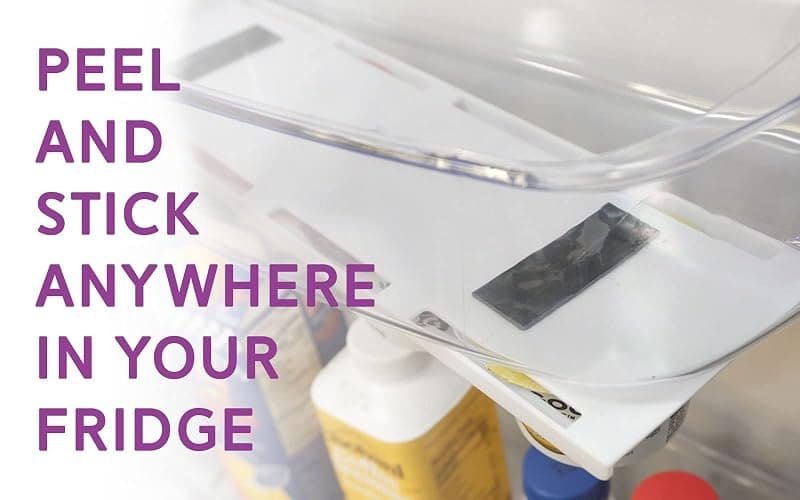 Yogurt Organizer for Fridge - 4 Cup Refrigerator Storage Rack with 3M Adhesive - Under Shelf Fridge Organizer for Yogurt - Made in USA, White, 1 Pack thumbnail 5