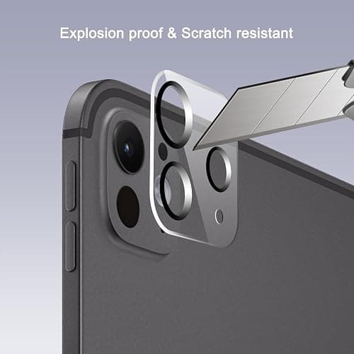 Ailun 2 Pack Screen Protector for iPad Pro 13 Inch 2025/2024 [8th/7th Generation,M5/M4] + 2 Pack Camera Lens Protector,Tempered Glass Case Friendly, Face ID Apple Pencil Compatible 4 Pack thumbnail 4