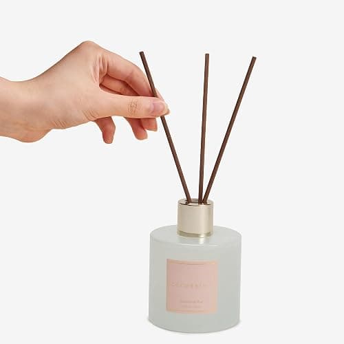 Cocorrína Premium Reed Diffuser Set with Preserved Baby's Breath & Cotton Stick Sandalwood Rose | 6.7oz Scent Fragrance Oil Diffuser for Bedroom Bathroom Home Décor thumbnail 7
