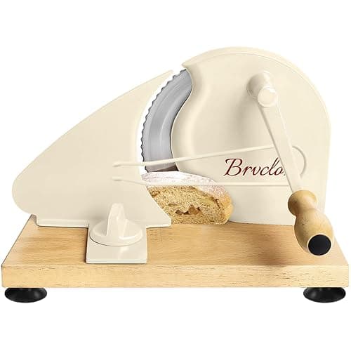 【Upgraded】Manual Bread Slicer for Homemade Sourdough Bread,Metal Guide & Adjustable Thickness, Hand Crank Bread Slicer with Scale Line and Suction Cup, Sharp Blade, Suitable for Sourdough Bread, Etc - Image 1
