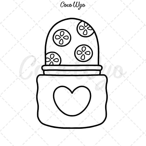 Glow Cosmetics: Coloring Book for Adults and Kids, Bold and Easy, Simple and Big Designs for Relaxation Featuring Cosmetic Items, Makeup, and Skincare Products (Bold & Easy Coloring) thumbnail 8