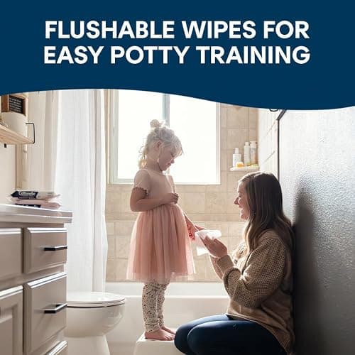 Cottonelle Fragrance Free Flushable Wet Wipes, Adult Wet Wipes, 8 Flip-Top Packs, 42 Wipes Per Pack thumbnail 4