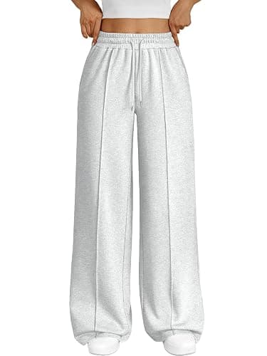 Trendy Queen Womens Wide Leg Sweatpants Baggy Loose Fall Barrel Casual Lounge Athletic Pants Comfy Teen Girl Cute Joggers - Image 1