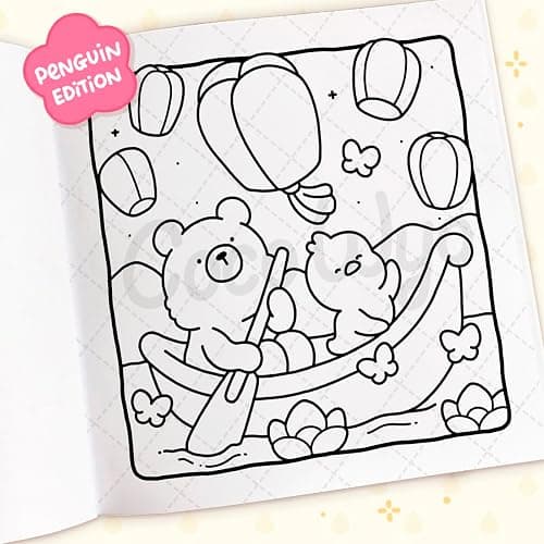 Cozy Friends: A relaxing cosy colouring book, from the bestselling author (Coco Wyo) thumbnail 8