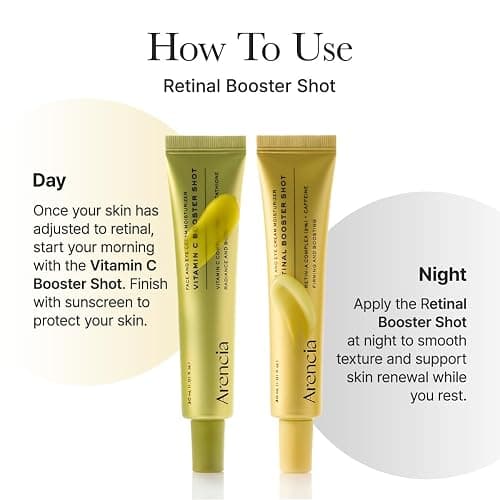 Arencia Vitamin C Booster Shot Serum with Glutathione, Niacinamide and Vitamin E for Dark Spot Care, Fine Lines & Wrinkles, Glass Skin, Korean Skincare 30ml/1.01 fl.oz thumbnail 9