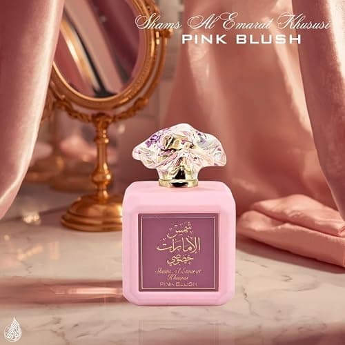 Ard Al Zaafaran Pink Blush Shams Al Emarat Khususi Eau de Parfum 100ml & Yara Roll-On 10ml thumbnail 6