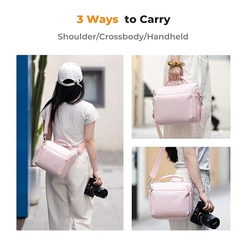 K&F Concept Camera Sling Bag Small Crossbody Camera Case DSLR/SLR/Cute Compact Shoulder Photography Bags for Photographers thumbnail 5
