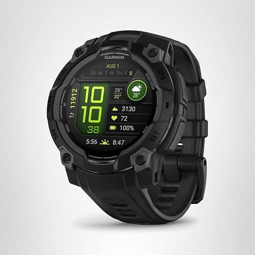 Garmin Instinct® 3 45mm, AMOLED Display, Rugged Outdoor GPS Smartwatch, Metal-Reinforced Bezel, Built-in Flashlight, Up to 18 Days of Battery Life, Black thumbnail 10
