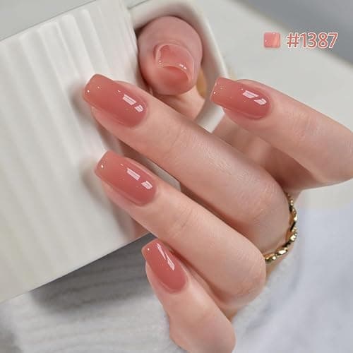 GAOY Sheer Nude Pink Gel Nail Polish Set, 6 Neutral Colors Brown Skin Tone Soak Off UV Light Cure Gel Polish Kit for Salon and Nail Art DIY at Home thumbnail 4