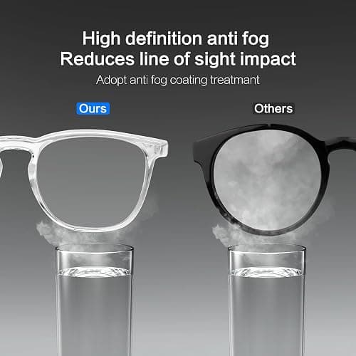 Safety Glasses for Women Anti Fog Safety Goggles Blue Light Blocking Nurse Eye Protection With Side For Men thumbnail 5