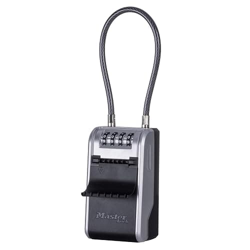 Master Lock High Capacity Key Lockbox, Combination Dial, Removable Cable - Image 1