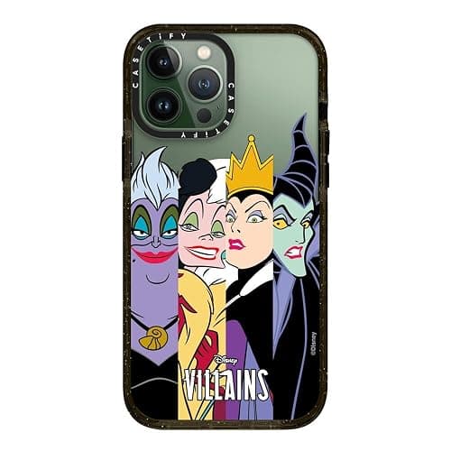 CASETiFY Impact iPhone 13 Pro Max Case [Villains Co-Lab / 8.2ft Drop Protection/Magsafe] - Disney Villains - Clear Black thumbnail 3
