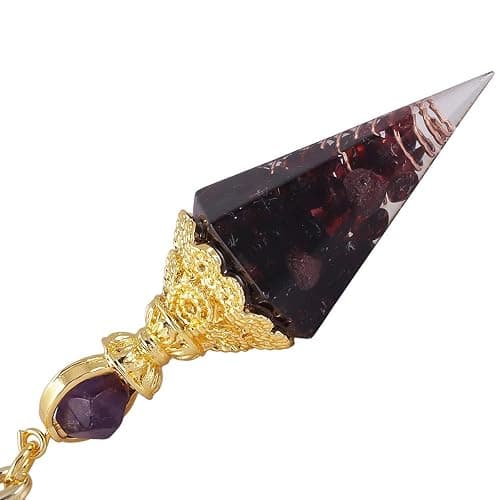 Wine Red Crystal Pendulum for Ares thumbnail 2