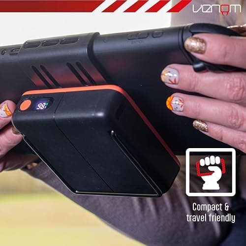 Venom Nintendo Switch 2 Power Bank & Stand | 20000mAh Portable Charger with Kickstand & LED Display | Clip-On Design thumbnail 5