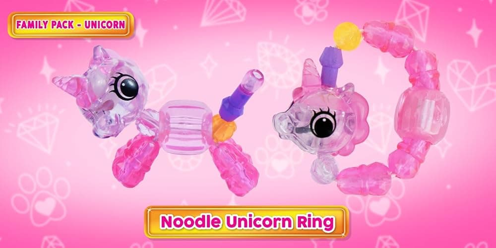 Twisty Petz Family Pack Unicorns, Includes Two Bracelets and Four Rings. For ages 6-12 thumbnail 7