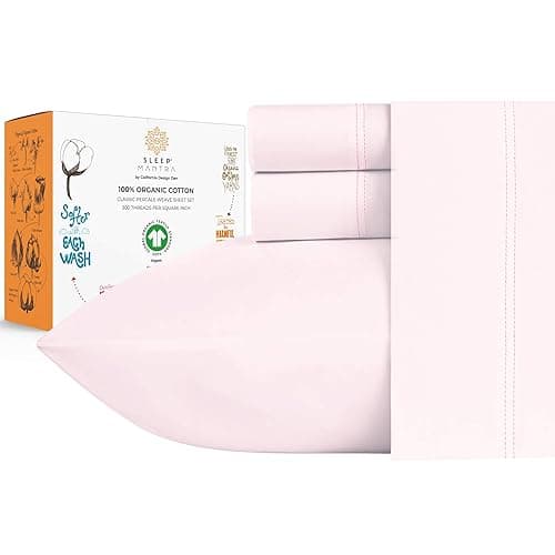 Sleep Mantra Organic Cotton Bed Sheet Set