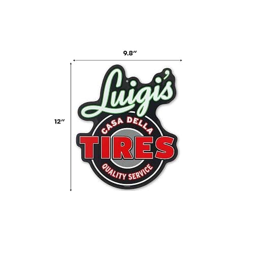 Disney Pixar Cars Luigi's Casa Della Tires Metal Wall Sign | Fun Cars Decoration for Kids' Bedroom or Garage thumbnail 7