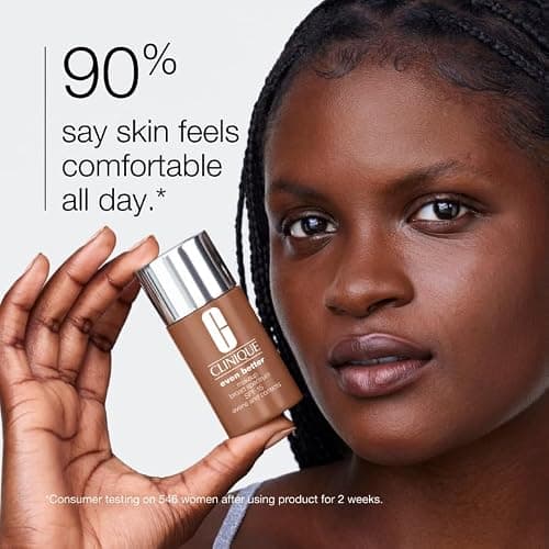 Clinique Even Better Makeup Liquid Foundation SPF 15 With Vitamin C For Dry + Oily Combination Skin Types | Medium Coverage + Natural Finish | Evens Skin Tone + Reduces Dark Spots thumbnail 3