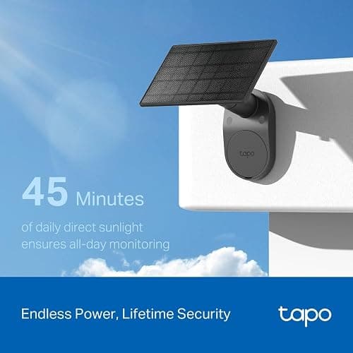 Tapo C411 KIT 2K 3MP Battery Security Camera Outdoor Wireless,Solar Security Camera,Colour Night Outdoor Camera,AI Detection,IP65,No Hub Required,Alexa,Google Home,Flexible Storage,No Monthly fee thumbnail 4