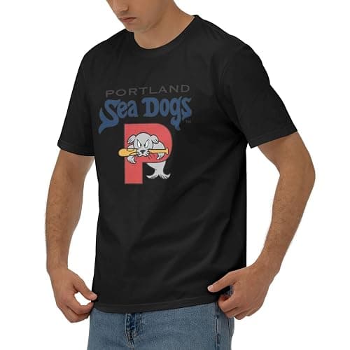 Orldit Portland Sea Dogs Men's 170g Combed Cotton Short Sleeve T-Shirt thumbnail 4