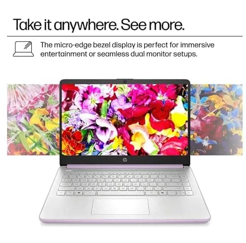 HP 2025 Student Business Laptop, Intel Processor N150(up to 3.6 GHz), 14 Inch LED Screen,16G RAM, 128GB Storange,1 Year Office 365, Windows 11 Home,Honey Lavender,w/YYY Accessories - 16G,128GB - Honey Lavender thumbnail 4