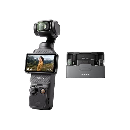DJI Osmo Pocket 3 + Mic 2 (2 TX+1 RX+Boîtier de Recharge), cam. de vlog avec CMOS 1" et vidéos en 4K/120 IPS, stabilisation à 3 Axes, Map Rapide, Suivi Facial/d’Objet, écran Tactile Rotatif de 2" thumbnail 4