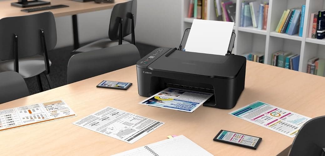 Canon PIXMA TS3720 - Wireless All-in-One Home Office Printer, Copier, Scanner, Mobile Friendly, Black thumbnail 8