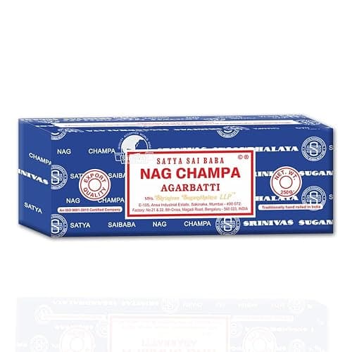 Satya Sai Baba Nag Champa Agarbatti, 250gms Hand Rolled Fine Quality Incense Sticks for Purification, Relaxation, Positivity, Yoga, Meditation - Image 1