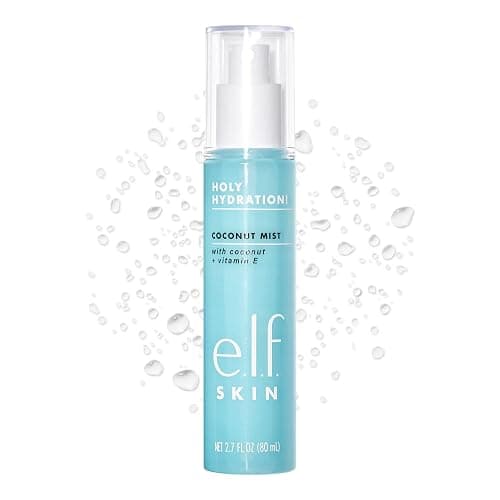 e.l.f. SKIN Holy Hydration! Hydrating Coconut Mist, Refreshes, Soothes & Invigorates Skin, Tropical Scent, 2.7 Fl Oz (Pack of 1) - Image 1