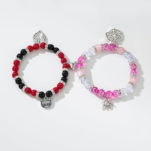 Sanyaa Hazbin Angle Bracelets Anime Merch Cosplay Matching Bracelets Gifts for Women Men thumbnail 3