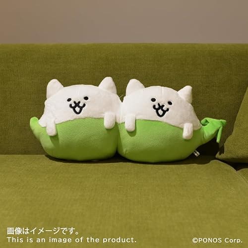 にゃんこ大戦争 PONOS Official The Battle Cats Plush - Bean Cats Plushie - 9 Inch Collectible Battle Cats Soft Stuffed Animal thumbnail 5