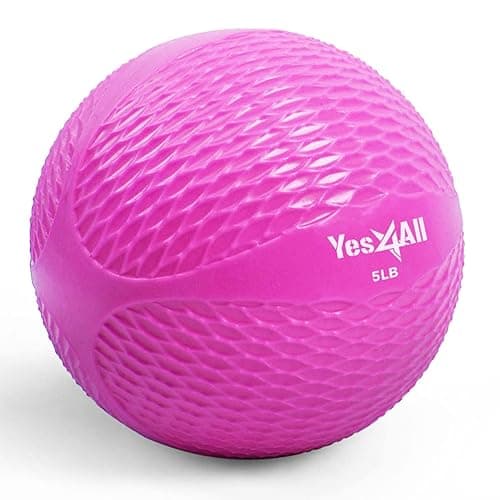 Yes4All Weighted Toning Balls for Exercise, Soft Medicine Balls for Exercise, Pilates, Yoga, Balance, Flexibility, 2-10lbs - Image 1