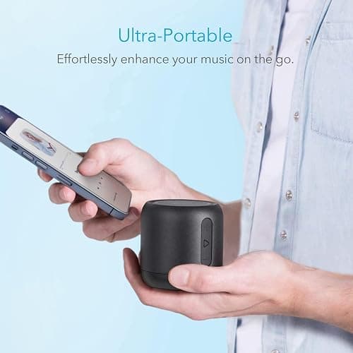 Anker Super-Portable Bluetooth Speaker Soundcore Mini with 15-Hour Playtime, Wireless Speaker with 66-Foot Bluetooth Range, Enhanced Bass, Noise Cancelling Microphone, For Outdoor, Travel, Home thumbnail 2