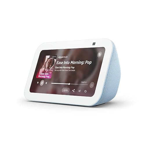 Amazon Echo Show 5 (newest model), Smart display with deeper bass and clearer sound, Cloud Blue, with Alexa+ Early Access - Image 1