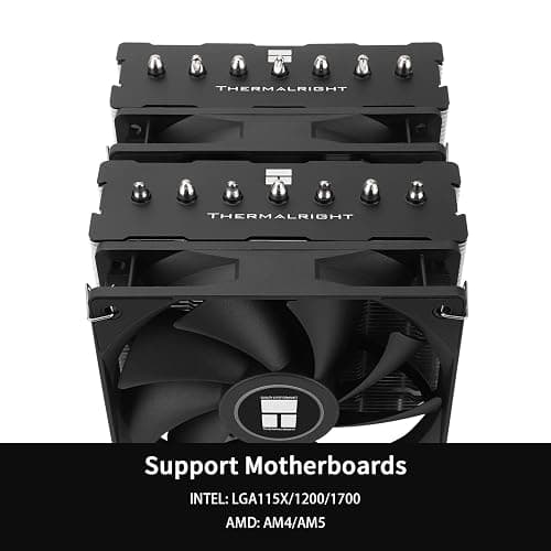 Thermalright PS120SE CPU Air Cooler, 7 Heat Pipes CPU Cooler,Dual 120mm TL-C12B V2 PWM Fan, AGHP 4.0 Technology, S-FDB Bearing, for AMD AM4 AM5/Intel 1700/1150/1151/1200/1851, PC Cooler thumbnail 3