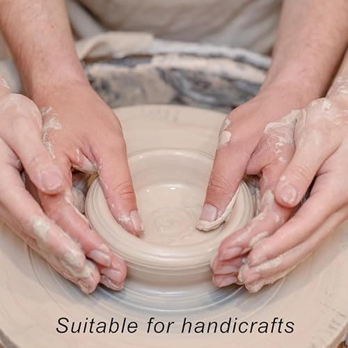 DOTUHAO Pottery Clay, 4.4 LB Air Dry Clay, Clays for Pottery, Ceramic Clays for Sculpting, and Hand Building, Ideal for Beginners and Advanced Sculptors, Home DIY (White,4.4 LB) thumbnail 3