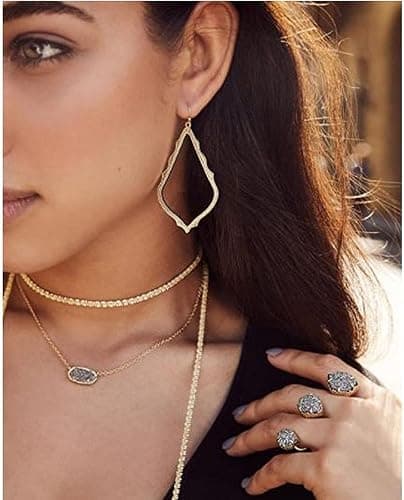 Kendra Scott Elisa Pendant Necklace for Women, Fashion Jewelry, 14k Gold-Plated thumbnail 3