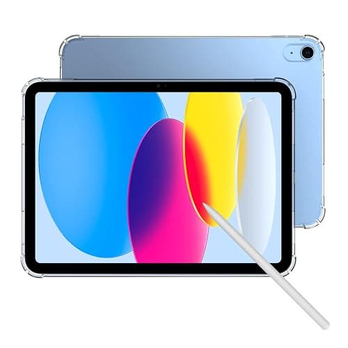RQYJGO Clear Case for iPad (A16) 11th Generation 2025 11-inch/10th Generation 2022 10.9 inch, Transparent Four Corner airbag Anti Drop TPU Protective case a2696 a2777 A2757 A3355 A3356 thumbnail 6
