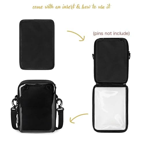 STEAMEDBUN Ita Bag Crossbody Small Pin Display Bag with Insert thumbnail 4