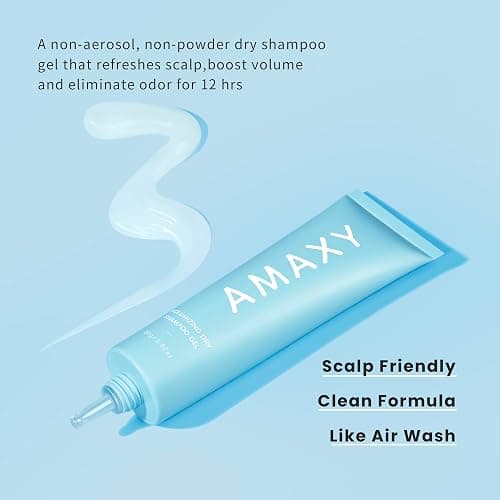 AMAXY Wet Dry Shampoo Gel | Instant Freshness & Volume, Oil Absorption, Non-Aerosol, Powder-Free, Scalp-Friendly, Cleansing & Comfort with Natural Ingredients thumbnail 2