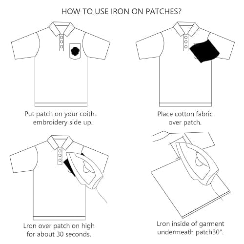 Nicime 22pcs Cross Patches, Iron on/Sew on Cross Applique Patch, DIY Iron Patches for Jeans Hats Shirts Jackets Backpacks thumbnail 7