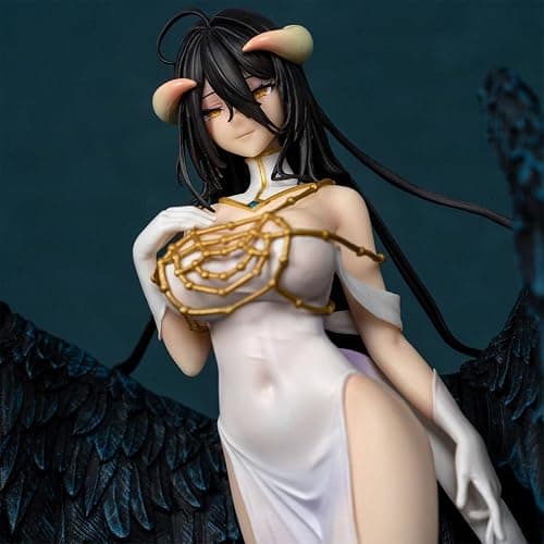 RZAHUAHU Albedo 1/7 Figur Overlord Anime Model Girl PVC Action Figuren 24CM thumbnail 6